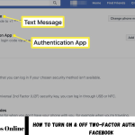 Turn On & Off Two-Factor Authentication on Facebook