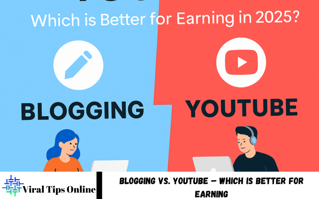Blogging vs. YouTube – Which is Better for Earning