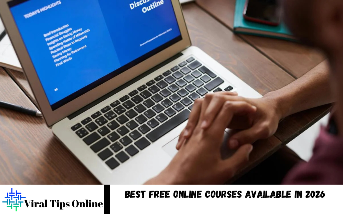 Online Courses Available in 2026
