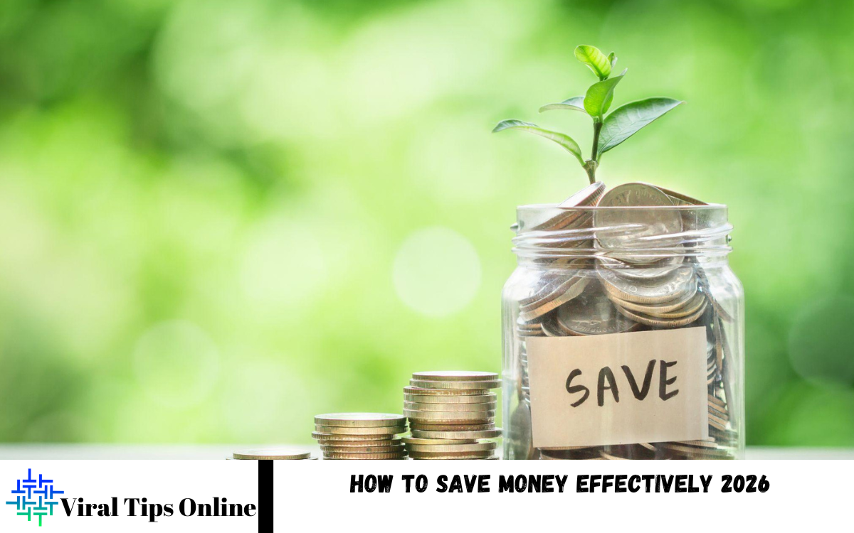 How to Save Money Effectively
